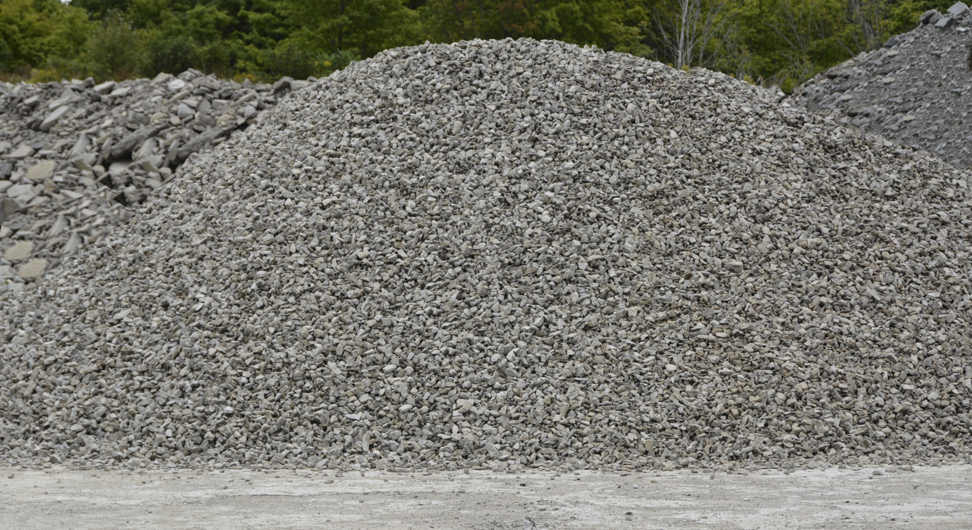 Pile of J.C. Rock Quarried Clear Stone