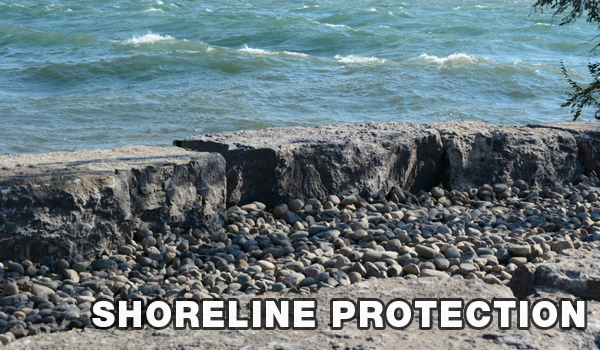 Shoreline Protection Work Photos